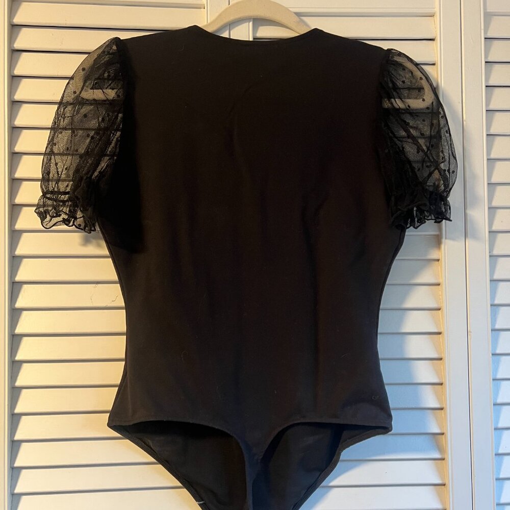 Free People Bare And Square Bodysuit - Black - Size Small - Picture 7 of 7